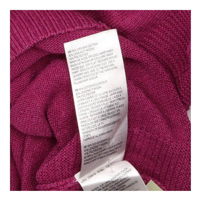 Berry Purple Organic Cotton Modal Blend Contrast T