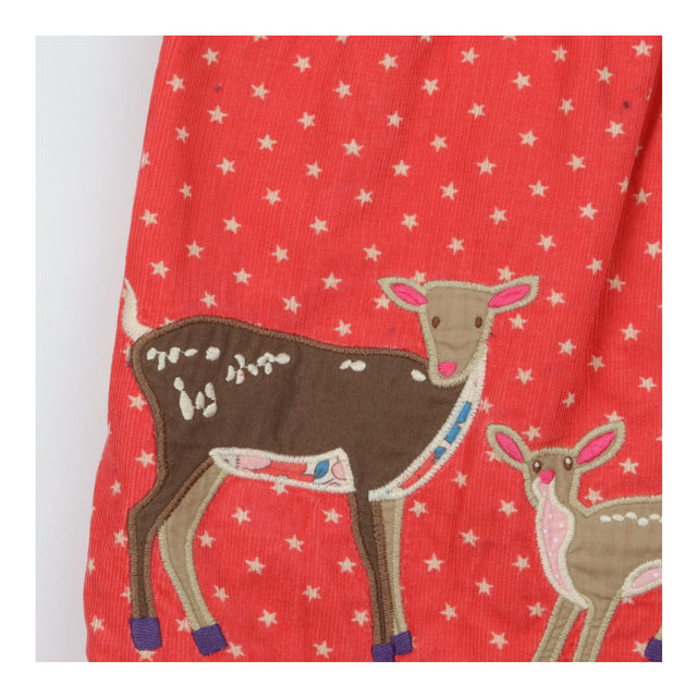 Dress pink with stars and deers