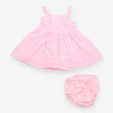 Dress and bloomer pink