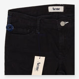 Acne Studios Black Straight‑Leg Jeans