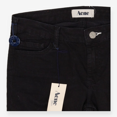 Acne Studios Black Straight‑Leg Jeans