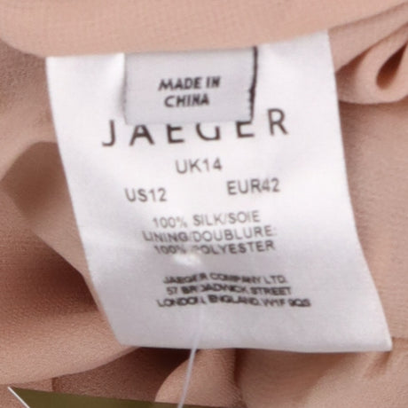 Blush Pink Pleated Silk Dress Black Sash