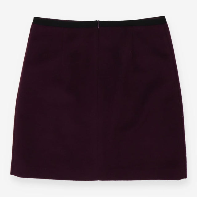 M&S Collection Aubergine Wool Mini Skirt