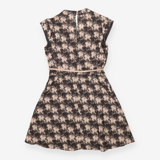 Crawford Cornfield Print Fluid Dress UK10 Midi Occ