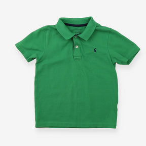 Green Polo Shirt Navy Collar