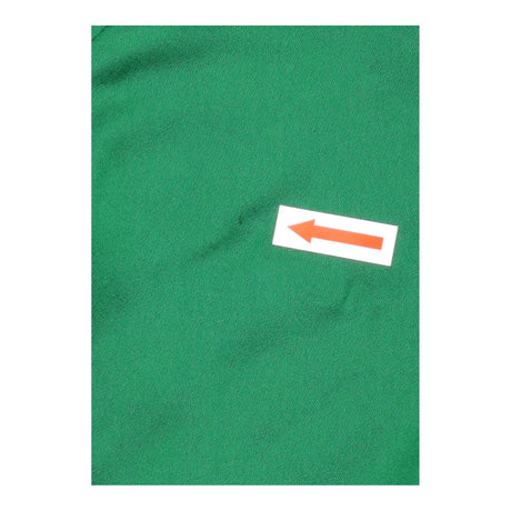 long Sleeve Blouse Green V Neck
