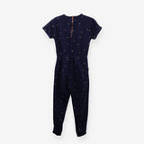 Navy jumpsuit with stars