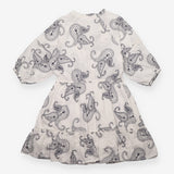 Dress Embroidered Paisley V Neck Tassel Mini