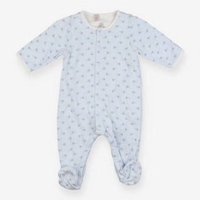 Sleepsuit Blue Mummy and Baby Whales