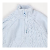 Jumper 1/4 zip cable front funnel neck