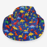 Blue Dinosaur Sunhat with Neck Protection