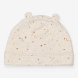 Baby Hat Ears Velour Cream Stars