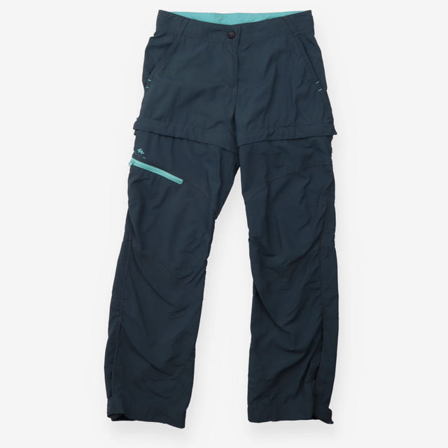 Decathlon Walking trousers Grey Detachable Girls 