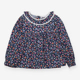 Collared Tunic Navy Floral