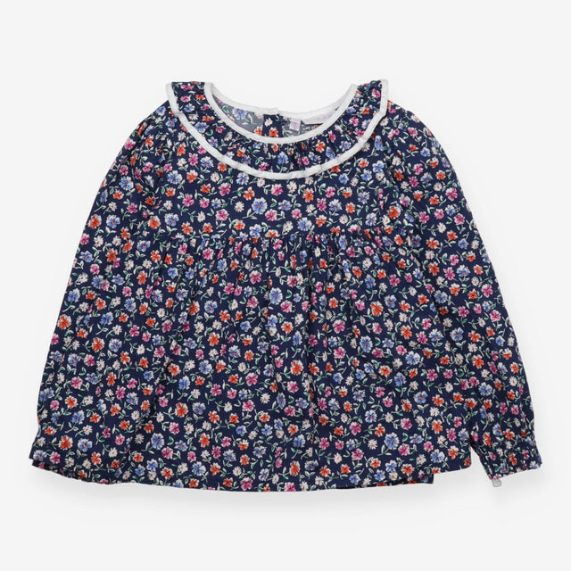 Collared Tunic Navy Floral