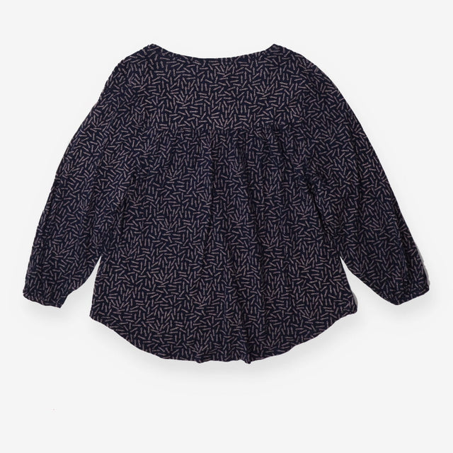 Freya Jersey arrow Top – Blue Lightweight Cotton S