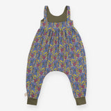 Whales & Whiskers Dungarees Navy Nature