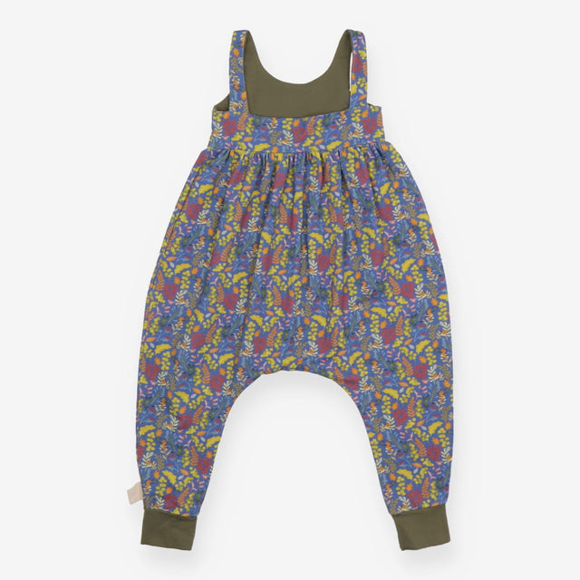 Whales & Whiskers Dungarees Navy Nature