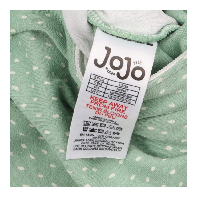 Sleepsuit Green Zip up Zebra Applique