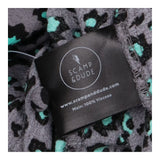 Midi and Tiered Dress Grey Teal Animal Print Tiere