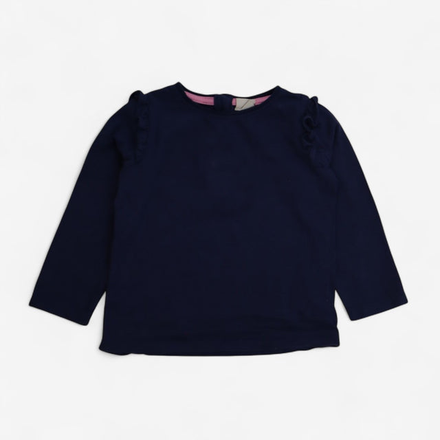 Tops Long Sleeve Blue with Hearts 2pcs