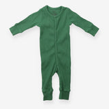 Sleepsuit Ribbed Dark Green