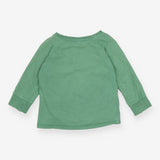 Green Pocket Long Sleeve Tee
