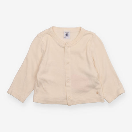 Cardigan Cream with Poppers