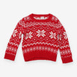 Red knit festive sweater