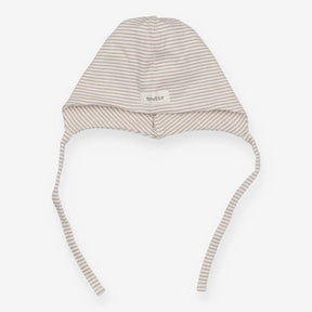 Baby Bonnet Brown Striped