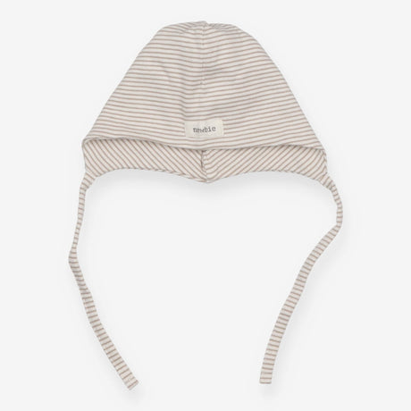 Baby Bonnet Brown Striped