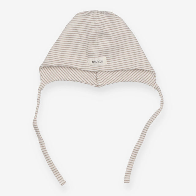 Baby Bonnet Brown Striped