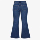Bootcut Jeans Dark Wash Stretch Denim