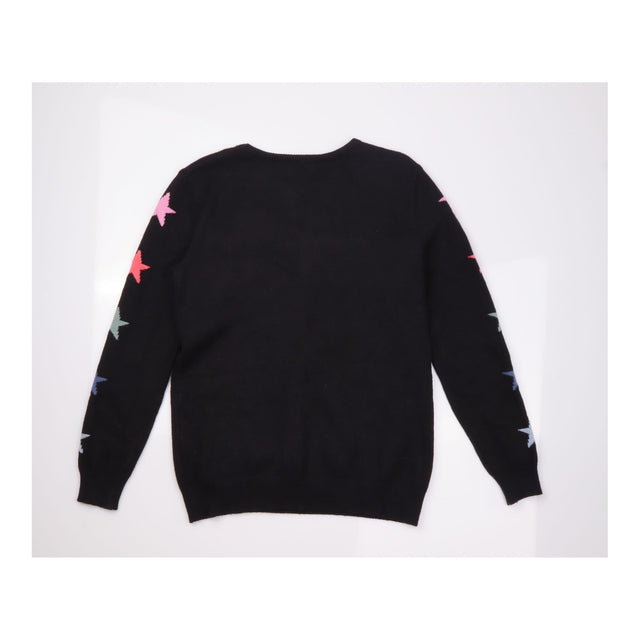 Jumper Star Sleeve Crew Neck Black Pastel