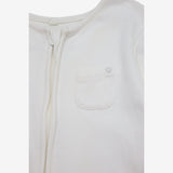 White Zip up Sleepsuit