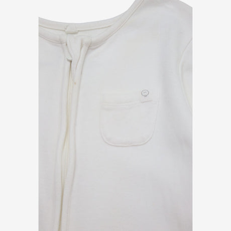 White Zip up Sleepsuit