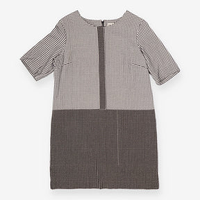 Monochrome Geometric Handmade Shift Dress