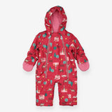 Pink Horses Trailer Lined Puddlesuit