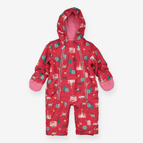 Pink Horses Trailer Lined Puddlesuit