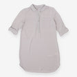 Oliver Bonas Grey Crepe Midi Shirt Dress Stretch