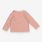 T-Shirt Long Sleeve Red Striped