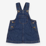 Blue denim pinafore