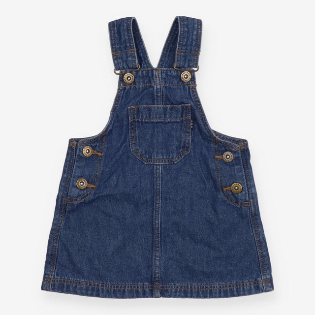 Blue denim pinafore