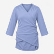 Light Blue Skin-to-Skin Jersey 3/4 Sleeve Top