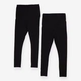 Maternity Leggings - Black 2 pack