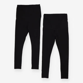 Maternity Leggings - Black 2 pack