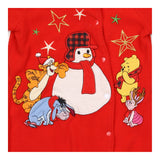 <Disney Store> Sleepsuit red fleece winnie the poo