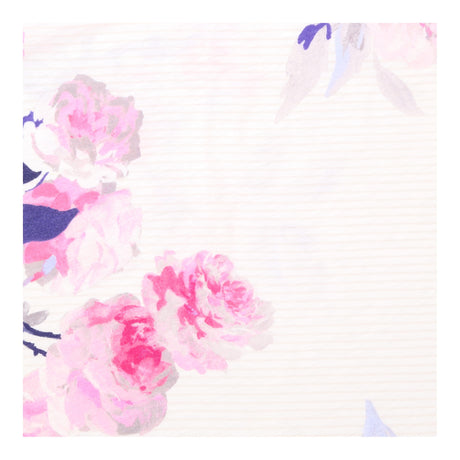 Floral Cotton Vest Top Pink White