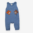 Jersey Dungaree Light Blue with Tiger and Bear 