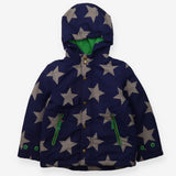Coat navy grey stars